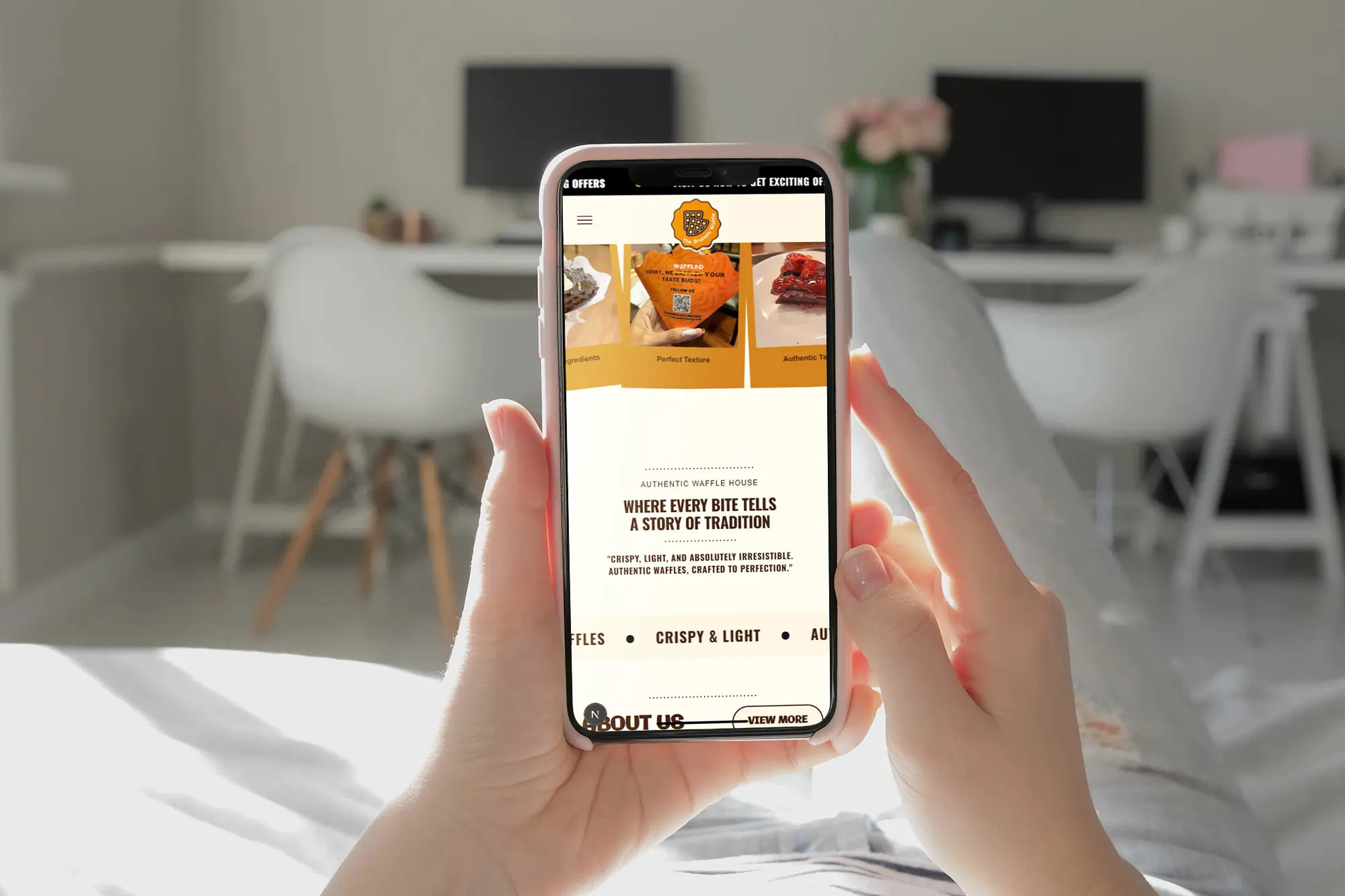 Brussels Waffle Social Media Content